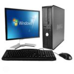 DELL Complete Set Desktop CPU 2gb RAM 250GB