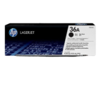 HP 36A Black Original LaserJet Toner, CB436A